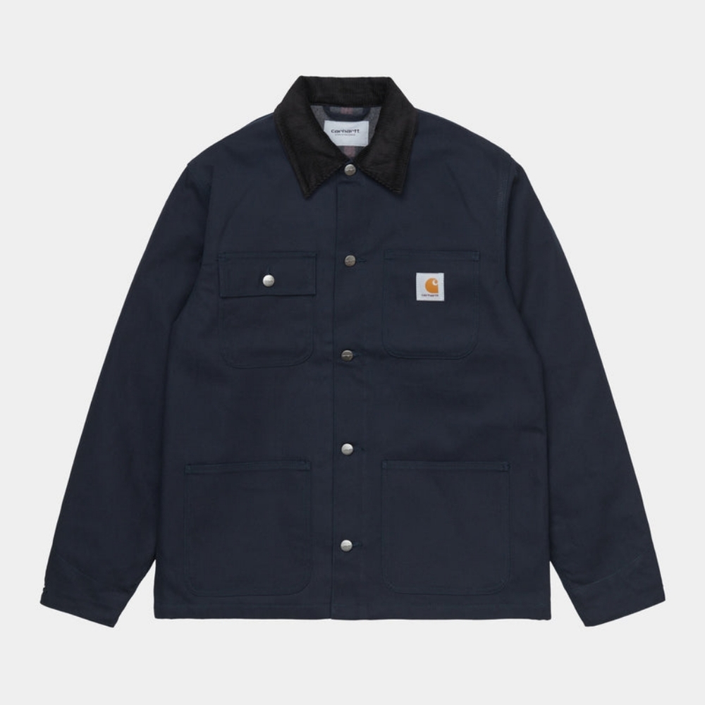 Carhartt WIP Michigan chore coat in black
